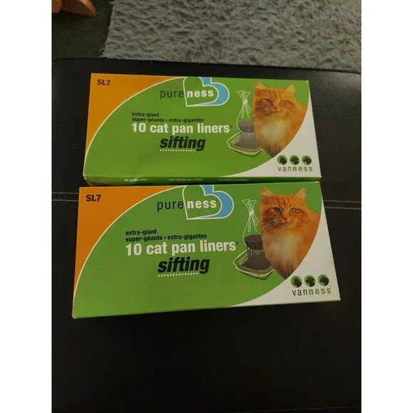 2 New Vanness PureNess Sifting Cat Pan Liners - Extra Giant - SL7 - Pack of 10 - Picture 8 of 8